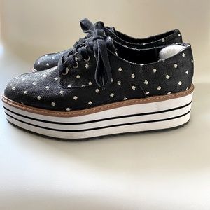 Zara platform Oxford shoes